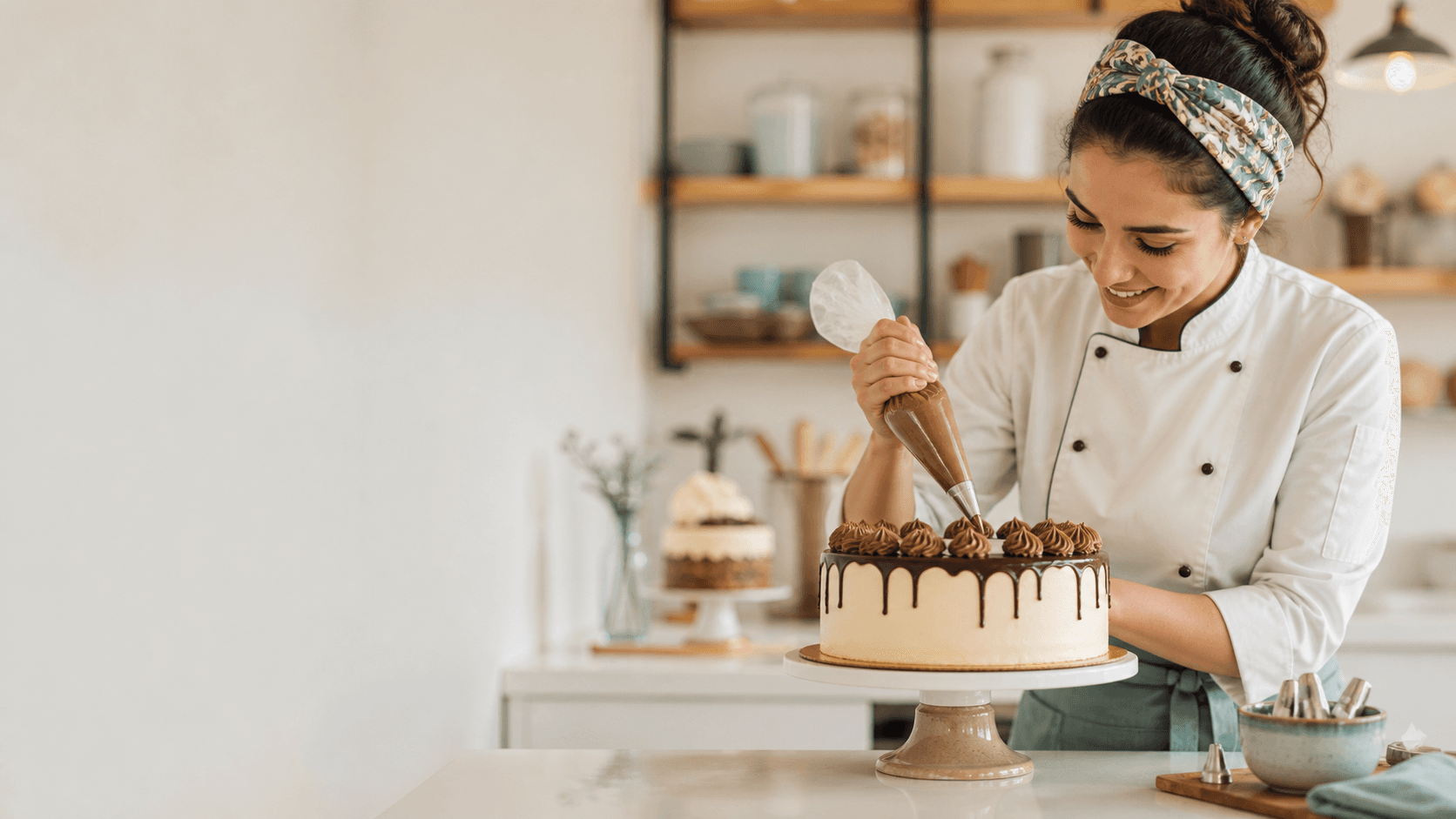 Profissional de Confeiteira Profissional em atividade